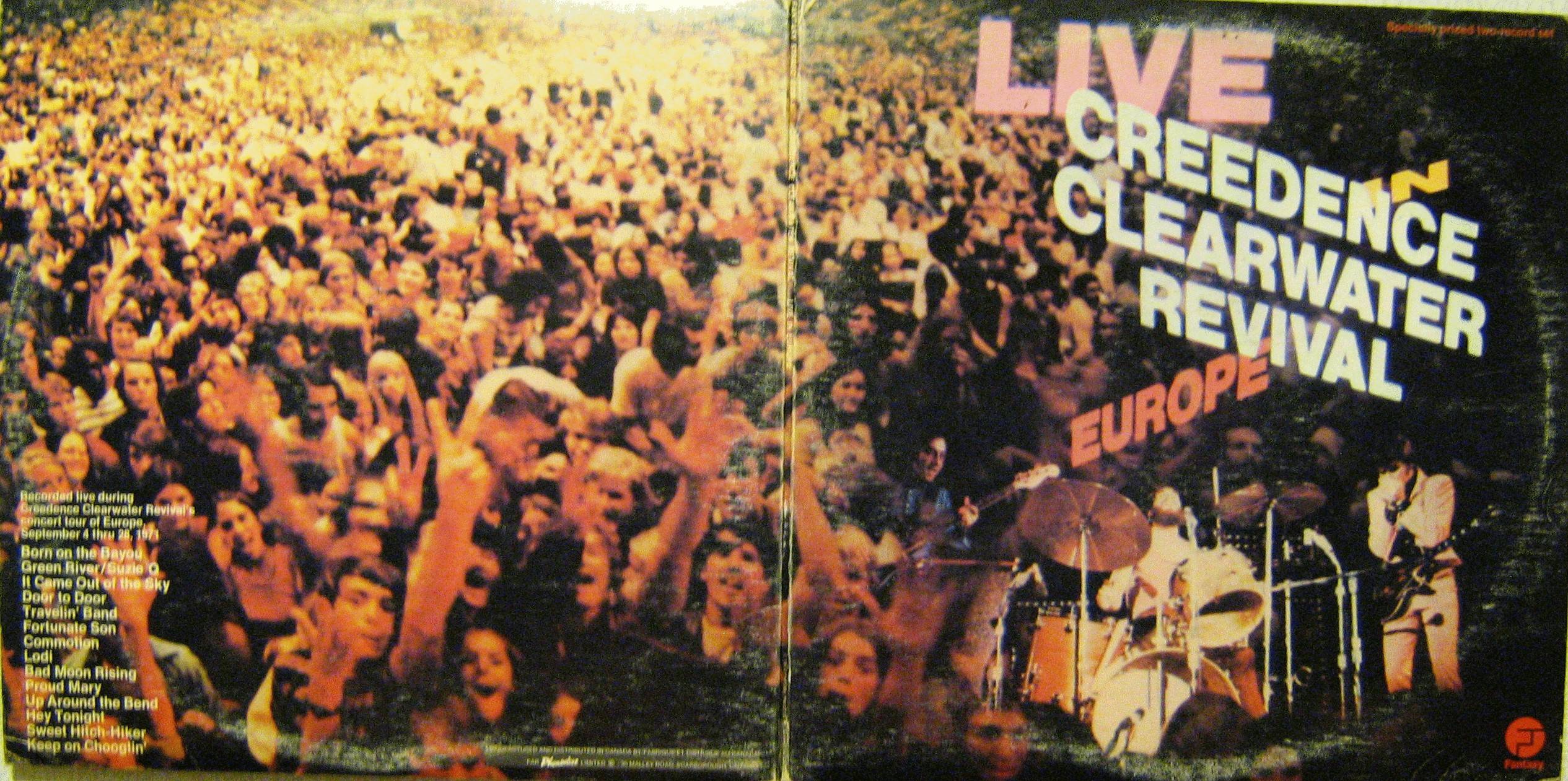 Creedence Clearwater Revival Live In Europe [lp vkandak can]